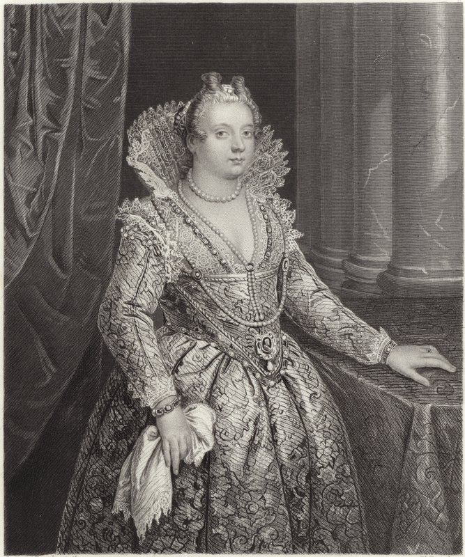 Marie de Medici by English School
