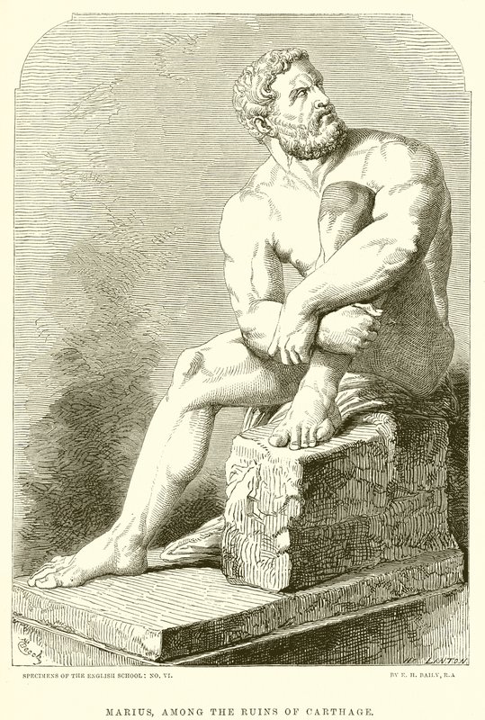 Marius, Kartaca Harabeleri arasında by English School