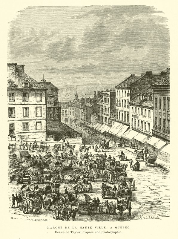 Yukarı Şehir Pazarı, Quebec City, Kanada by English School