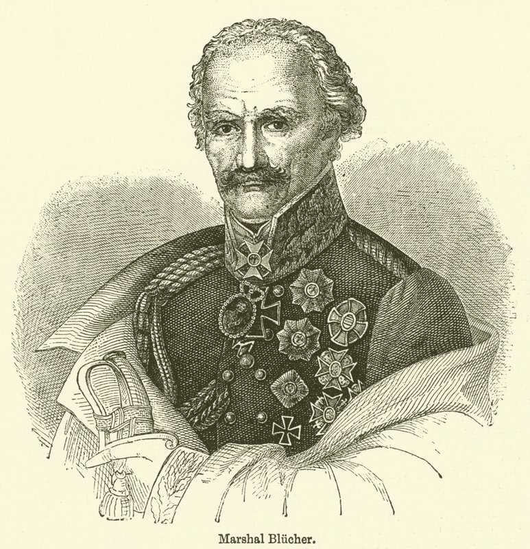 Mareşal Blucher (gravür) by English School