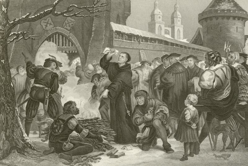 Martin Luther, Papa