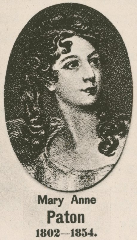 Mary Anne Paton (gravür) by English School