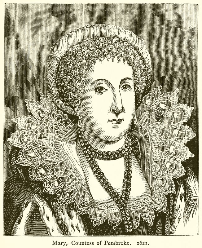 Mary, Pembroke Kontesi. 1621 by English School