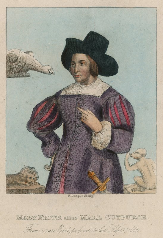Mary Frith, diğer adı Moll Curpurse by English School