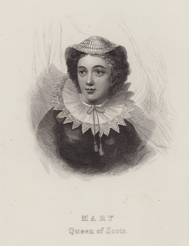 Mary, İskoç Kraliçesi (gravür) by English School