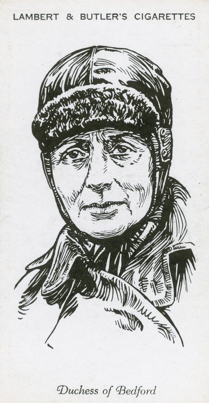 Mary Russell, Bedford Düşesi, İngiliz havacı by English School