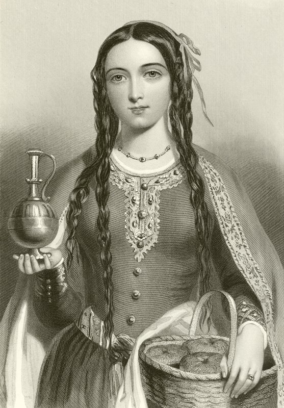 İskoçya Matilda, Kral Henry I Kraliçesi by English School