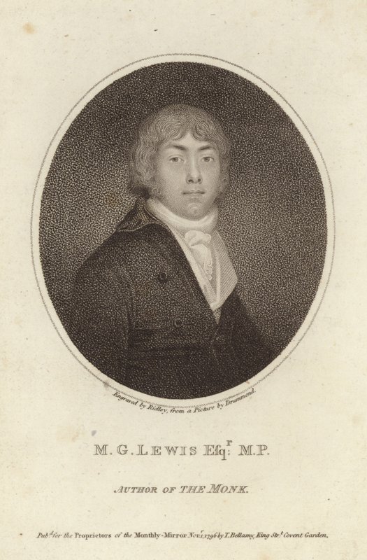 Matthew Lewis, İngiliz yazar ve politikacı by English School