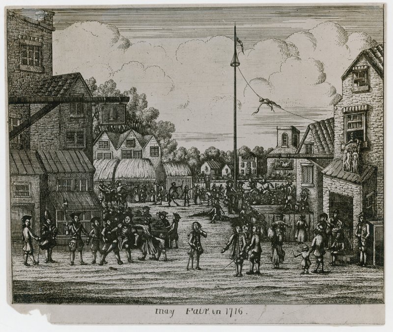1716'da Mayıs Fuarı by English School