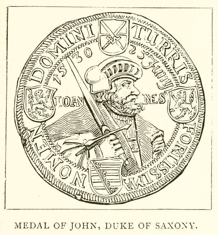 Saksonya Dükü John Madalyası by English School