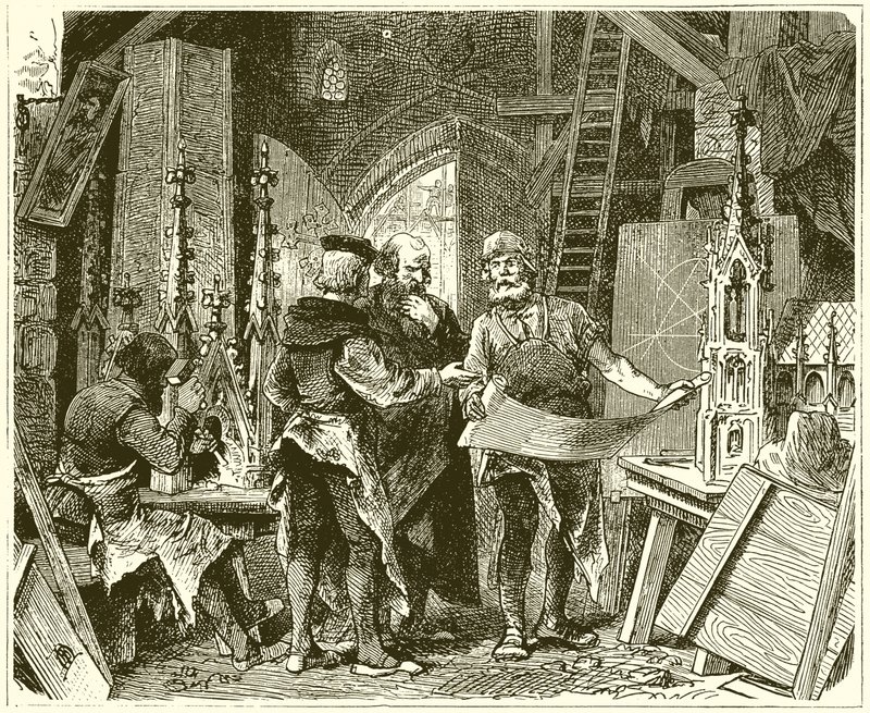 Ortaçağ Mimarisi;--Tasarım ve Katedral by English School