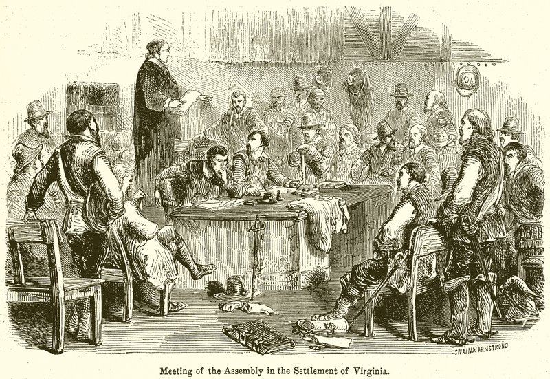 Virginia yerleşiminde Meclis toplantısı by English School