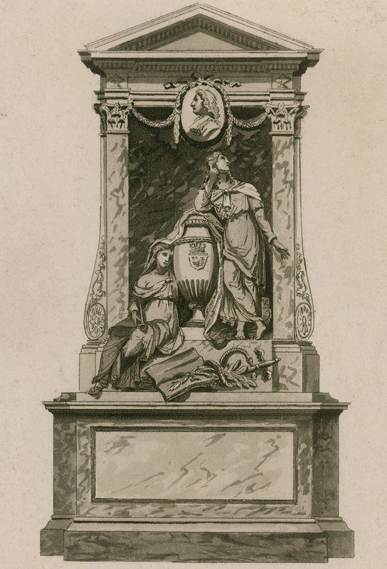 William Pulteney Anıtı, Earl of Bath, Westminster Abbey, Londra by English School