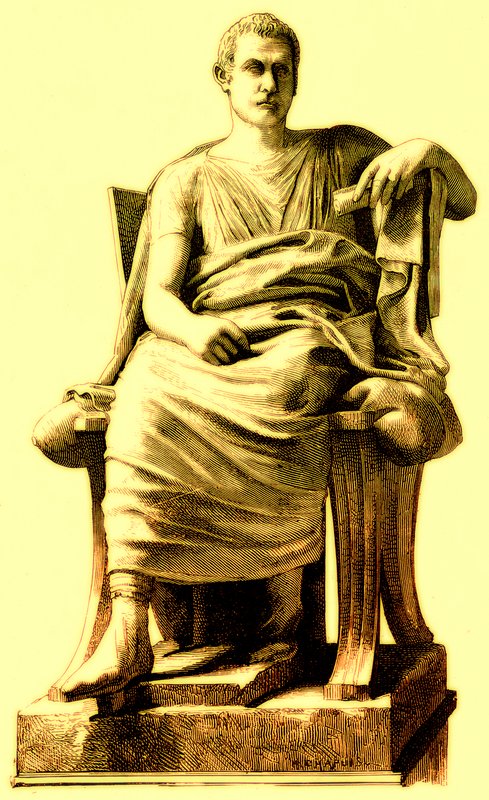 Menander, Victor Duruy tarafından Roma Tarihinden bir çizim, 1884