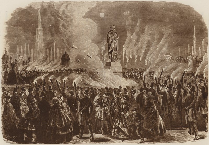 Mendelssohn Festivali, Meşale Alayı, 1860 by English School