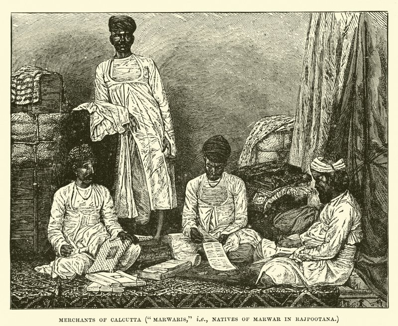 Kalküta Tüccarları, Marwaris, yani Rajpootana