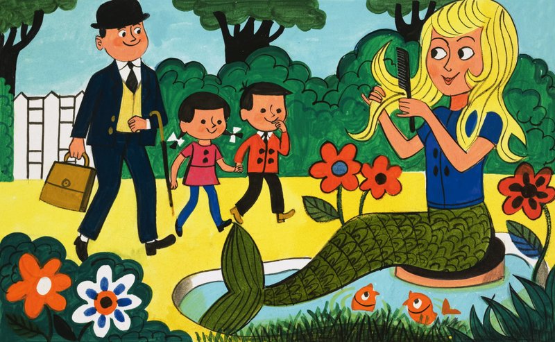 Parkta deniz kızı by English School