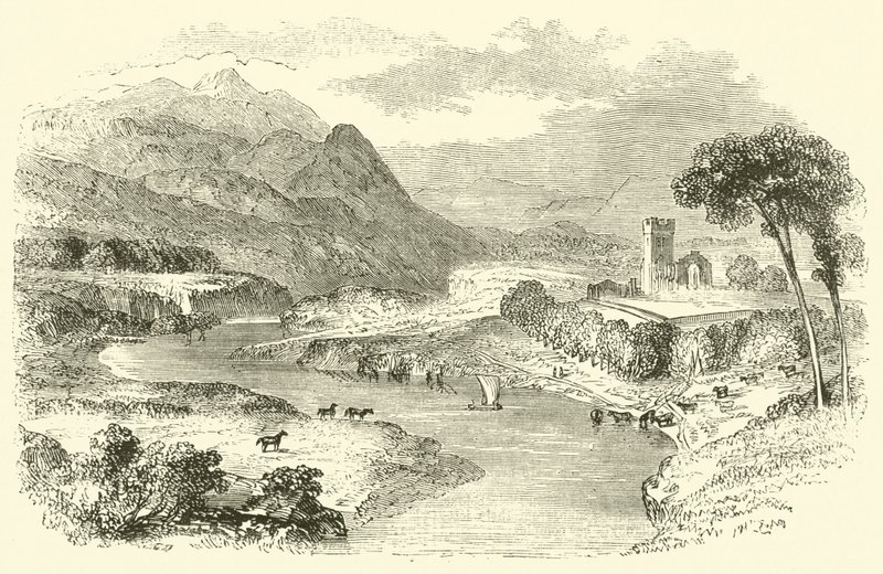 Merrick Manastırı (gravür) by English School