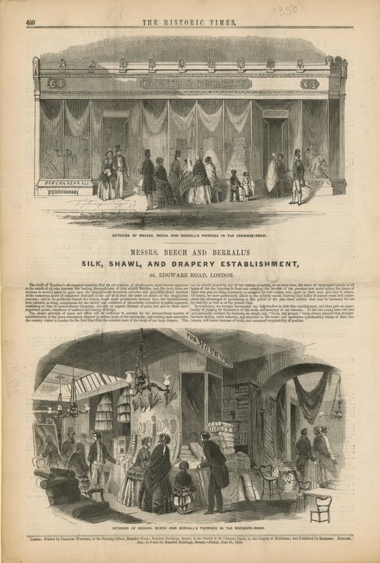 Messrs Breech ve Berralls İpek, Şal ve Perdelik Kuruluşu by English School