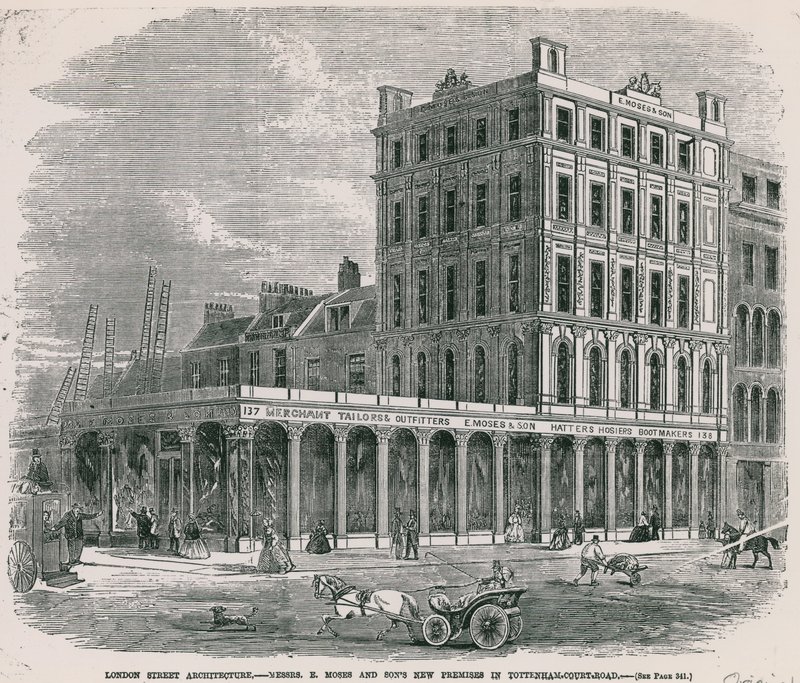 Messrs E Moses and Sons, Londra, Tottenham Court Road