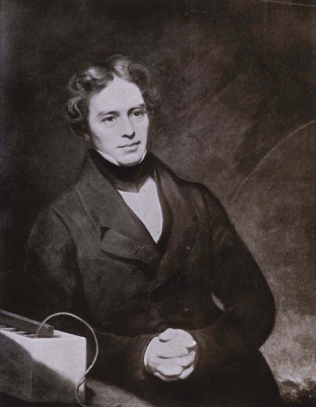 Michael Faraday (lito) by English School