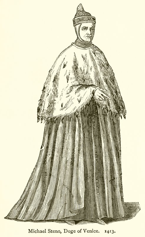 Michael Steno, Venedik Dükü. 1413 by English School