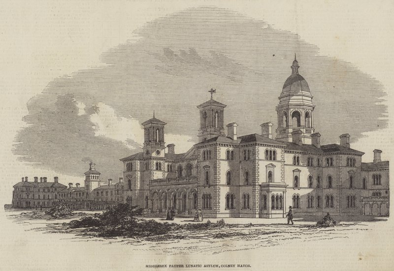 Middlesex Pauper Lunatic Asylum, Colney Hatch by English School