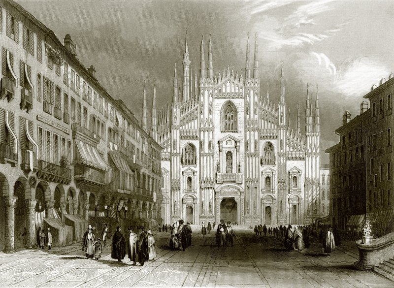 Milano katedrali by English School
