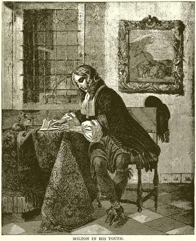 Milton, Gençliğinde by English School