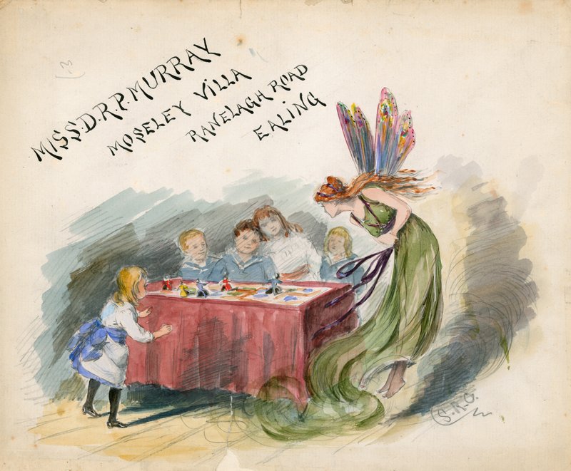 Miss DRP Murray, Moseley Villa, Ranelagh Road, Ealing, Londra (kağıt üzerinde wc) by English School