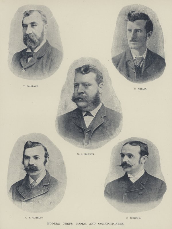 Modern şefler, aşçılar ve şekerlemeciler by English School