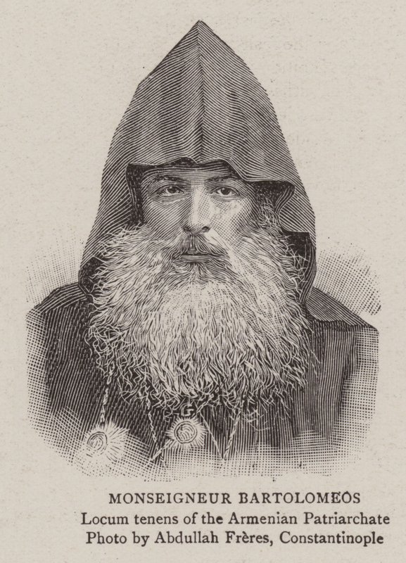 Monsenyör Bartolomeos (gravür) by English School