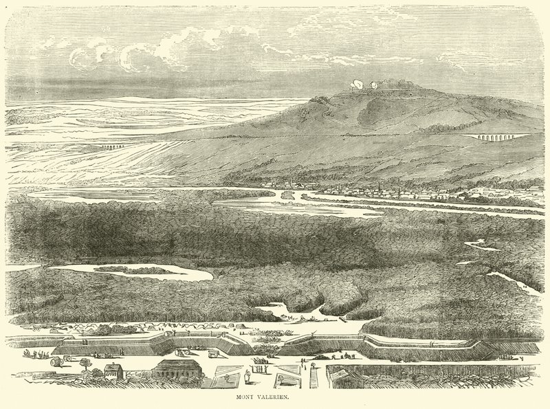 Mont Valerien, Eylül 1870 by English School
