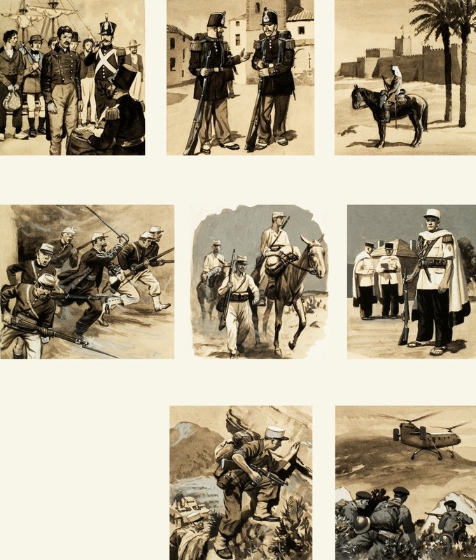 Yabancı lejyonla ilgili görüntülerin montajı by English School