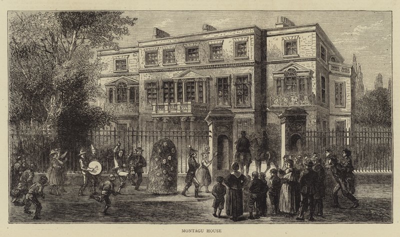 Montagu Evi (gravür) by English School