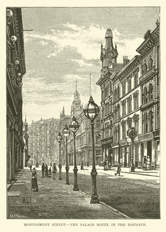 Montgomery Caddesi, uzaktaki Palace Hotel by English School