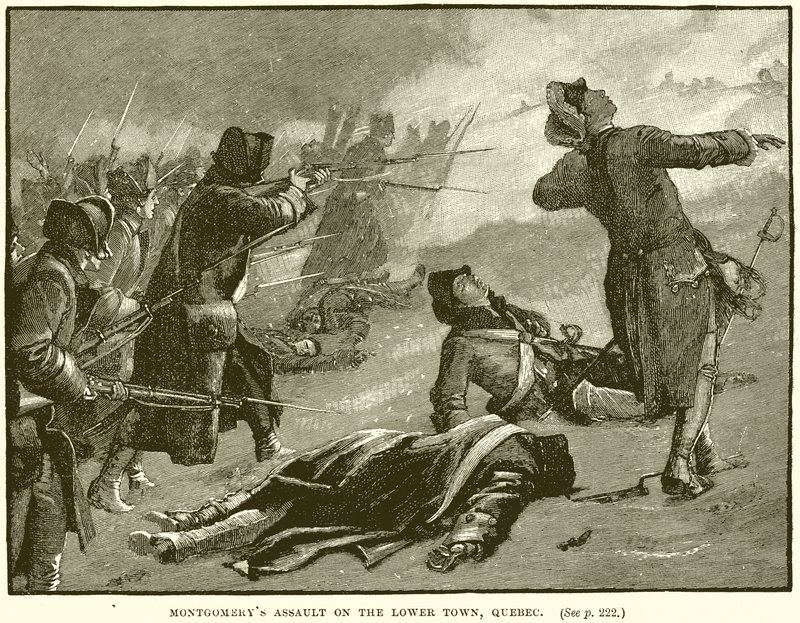Aşağı Şehirde Montgomerys Saldırısı, Quebec by English School