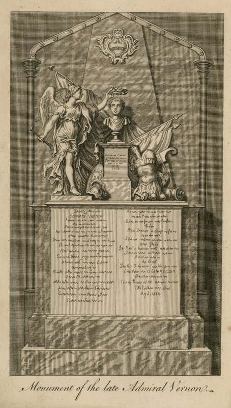 Amiral Edward Vernon Anıtı by English School