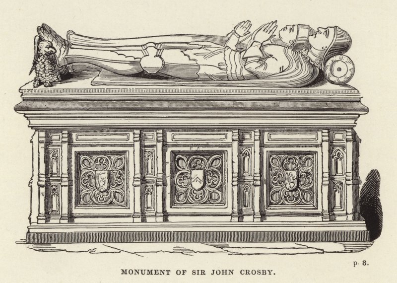 Sir John Crosby Anıtı by English School