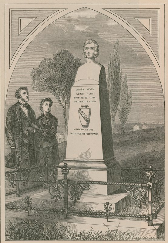 James Henry Leigh Hunt Anıtı by English School