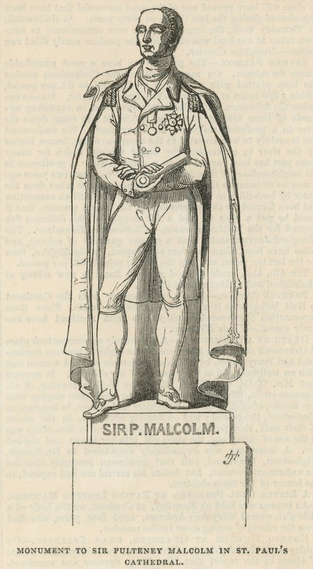 Sir Pulteney Malcolm Anıtı by English School