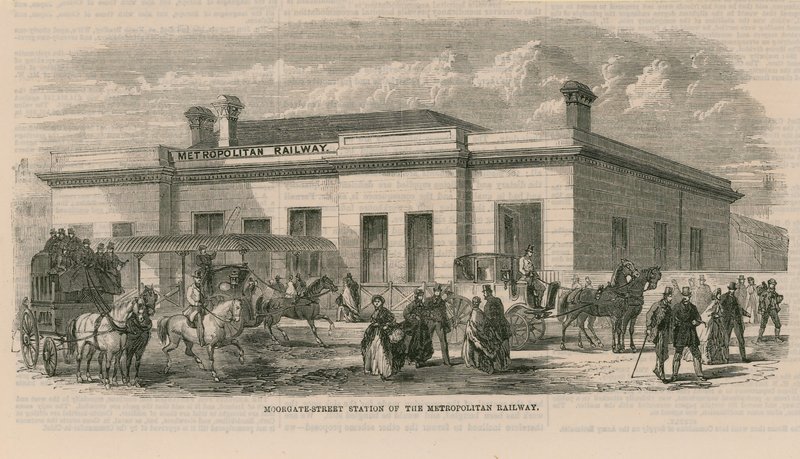 Metropolitan Demiryolu Moorgate Street İstasyonu by English School
