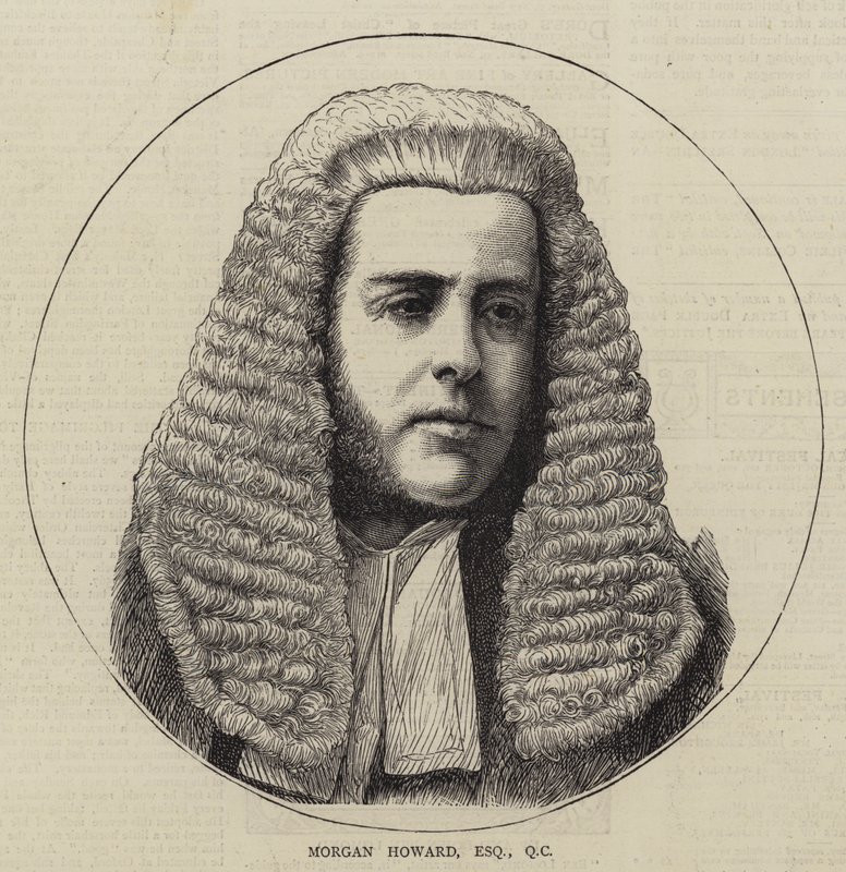 Morgan Howard, Esquire, QC (gravür) by English School