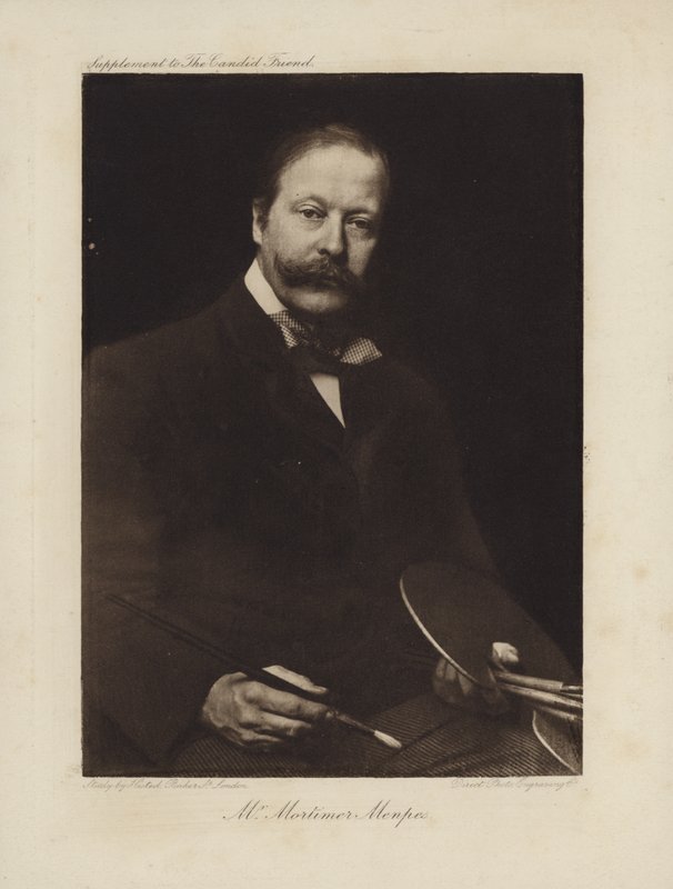 Mortimer Menpes (fotoğraf gravürü) by English School