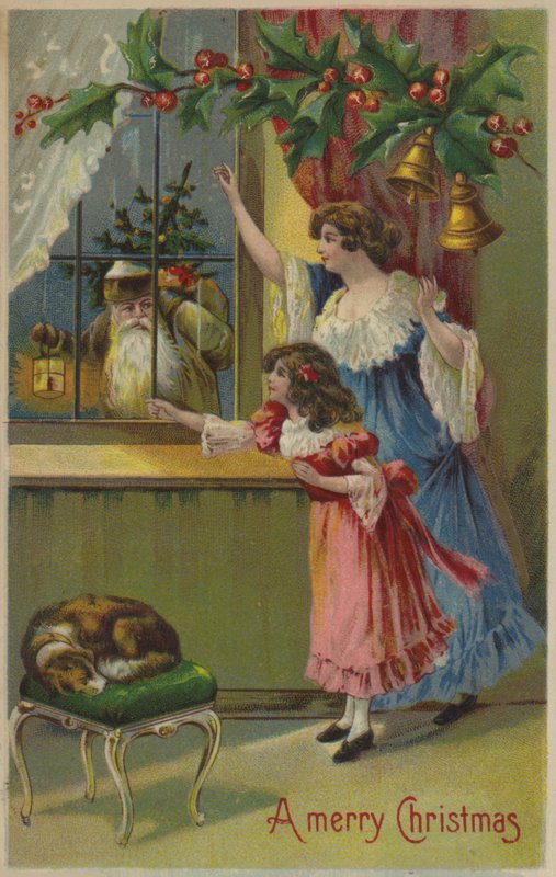 Anne ve kızı, Noel Baba