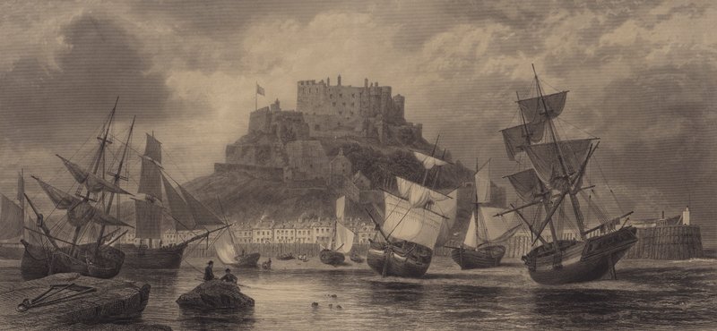 Mont Orgueil Kalesi, Jersey by English School