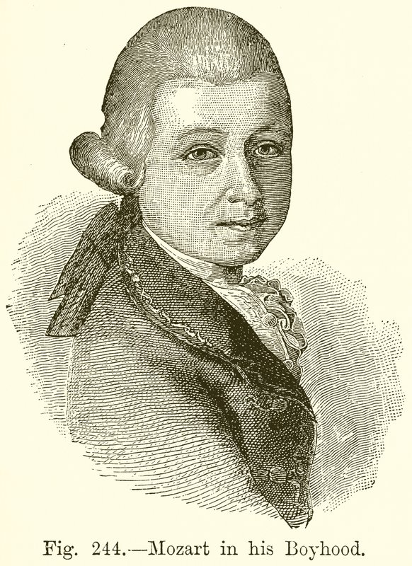 Çocukluğunda Mozart by English School