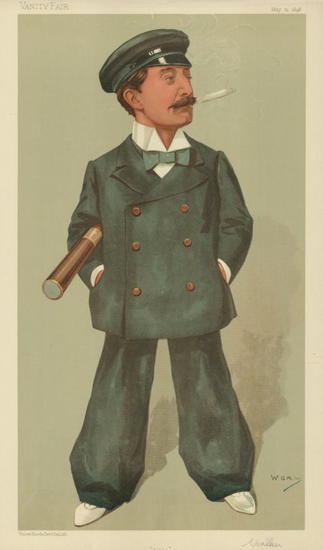 Bay Andrew Barclay Walker, Ailsa, 21 Mayıs 1896, Vanity Fair karikatürü by English School