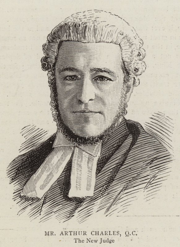 Bay Arthur Charles, QC (gravür) by English School