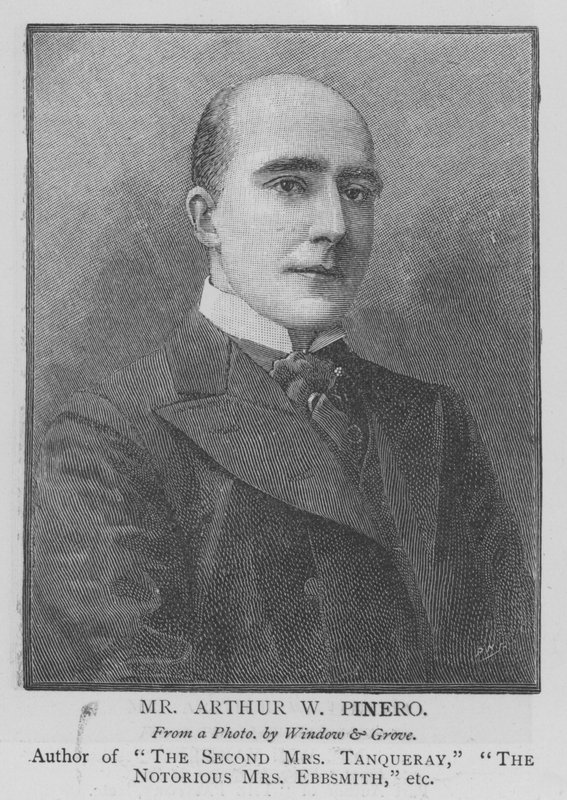 Bay Arthur W Pinero (gravür) by English School